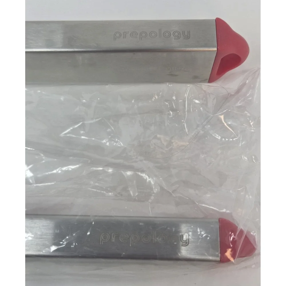 Prepology Set of 2 Patented Stainless Steel Watermelon Slicer Cutter Melon Fruit